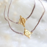 *You Are Loved Cord Bracelet · 22K Gold Vermeil