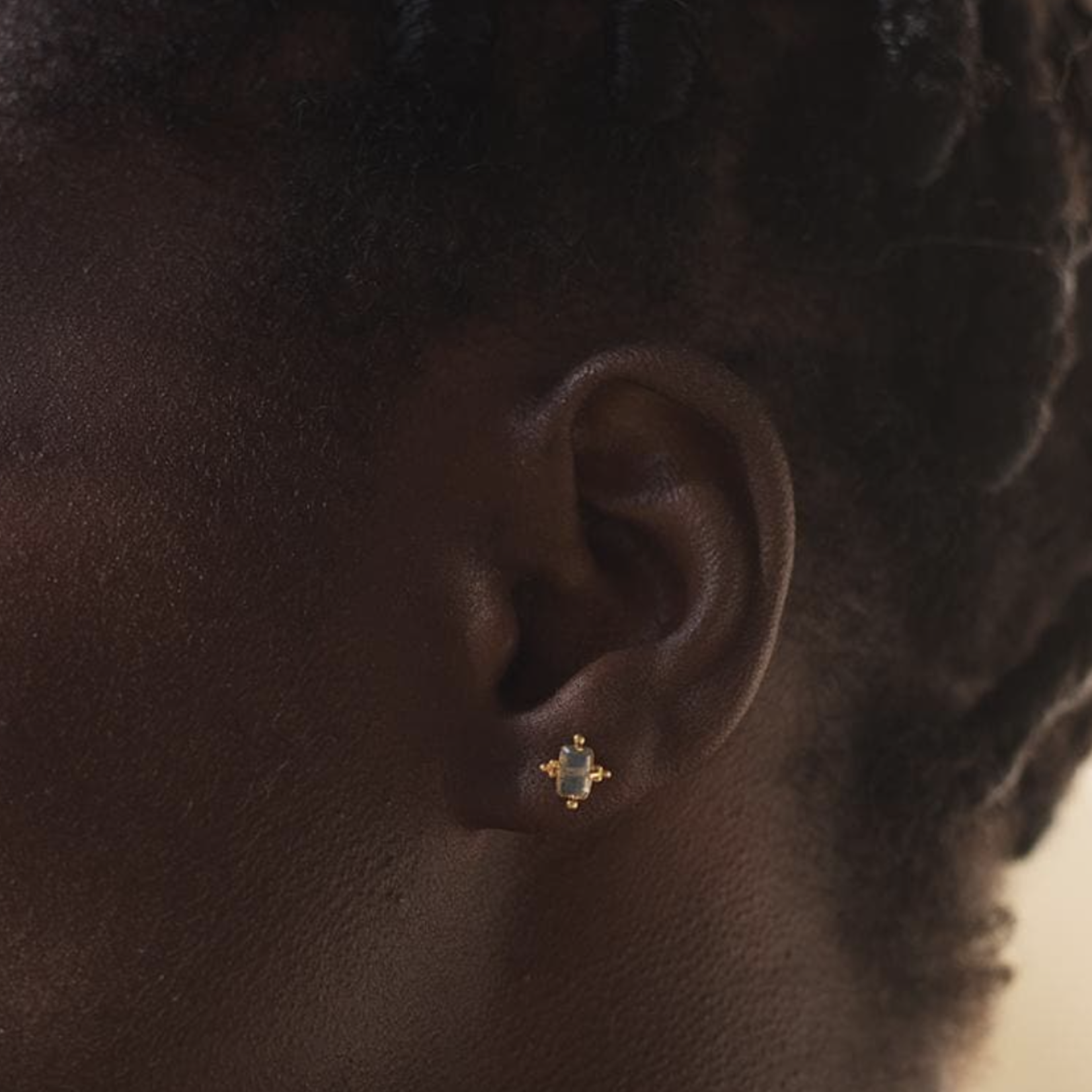 Ever Evolving Stud Earrings · 22K Gold Vermeil