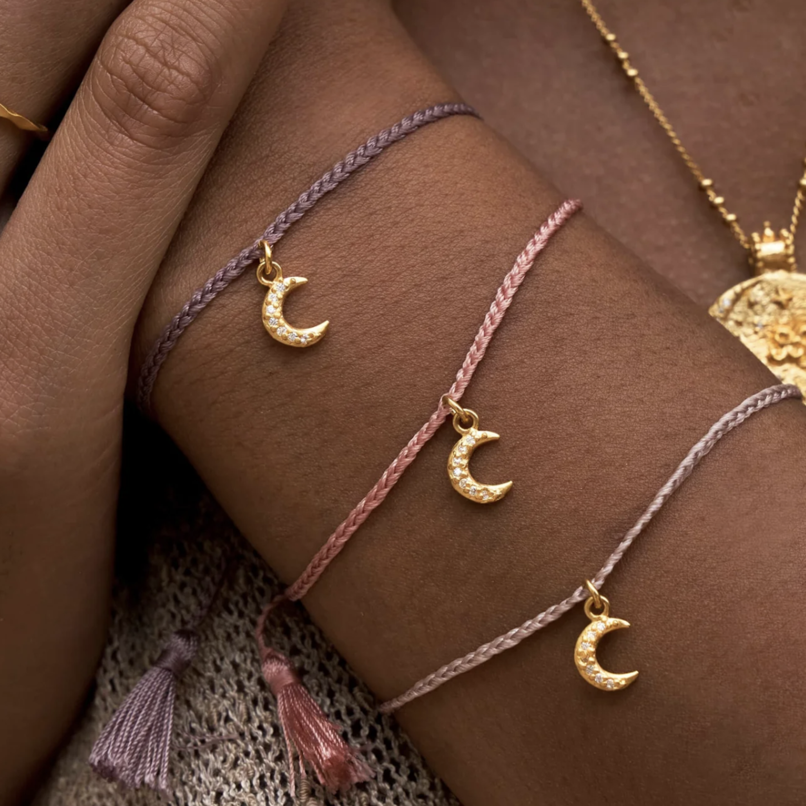 *Luna Crescent Bracelet · 22K Gold Vermeil