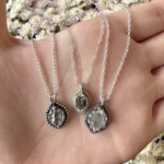 Herkimer Diamond Necklace · Silver