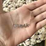 *Moon Phase Necklace · Silver