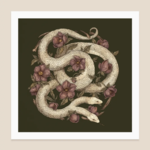 Two-Headed Snake Print | 8x8