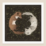 Foxes Print | 8x8