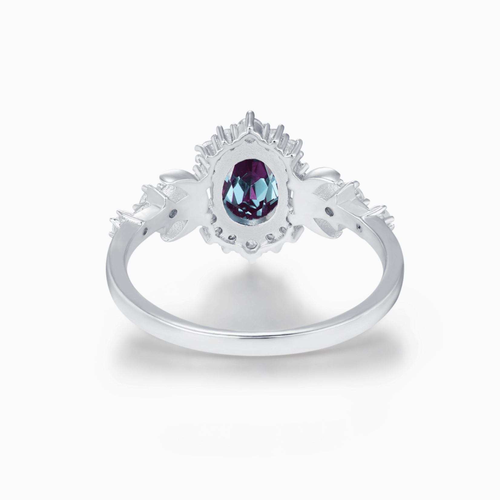 Galactic Alexandrite Ring · White Gold Vermeil ·