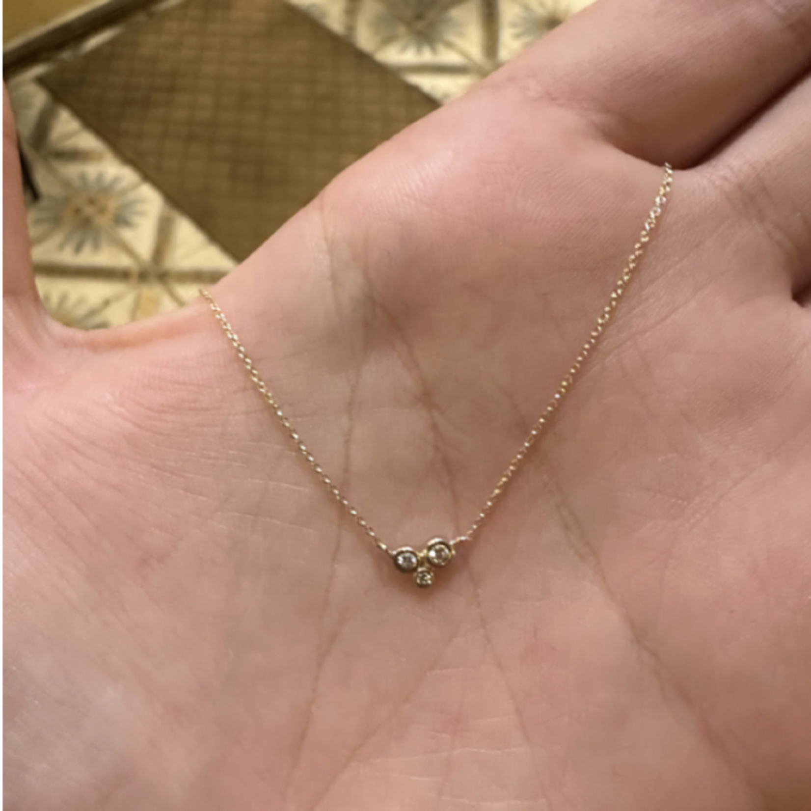 *Triple Constellation Necklace · 14K Gold