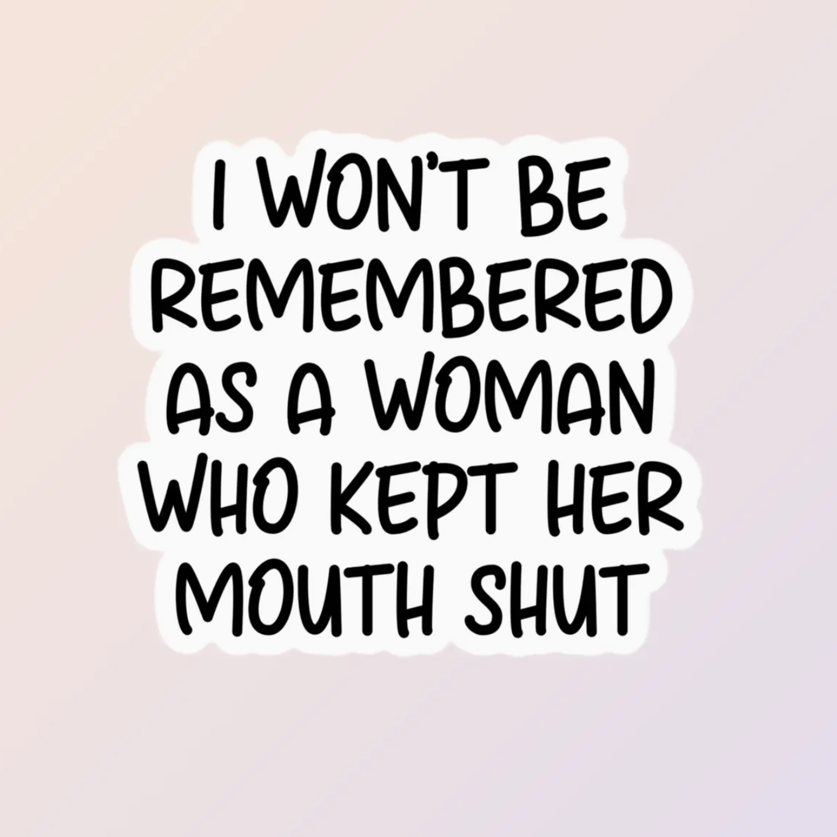 Loud Woman | Sticker