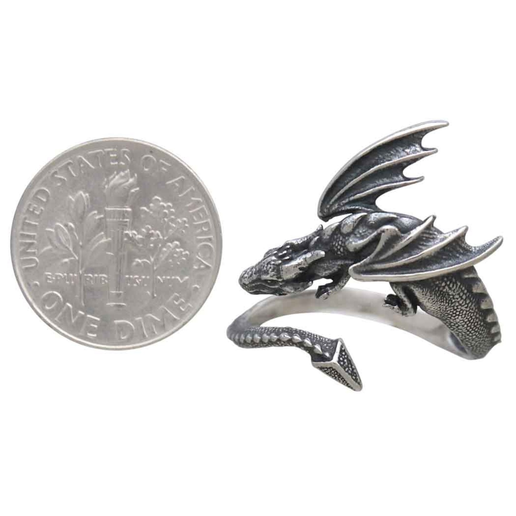 Dragon Ring · Sterling Silver · Adjustable