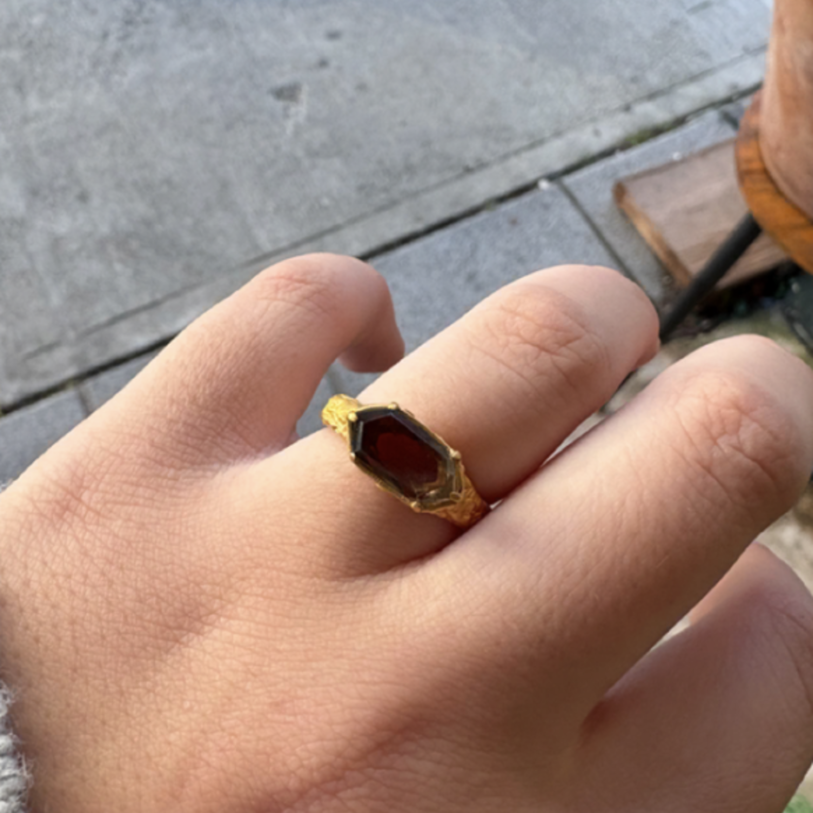 *Bold To Be Ring · 22K Gold Vermeil ·