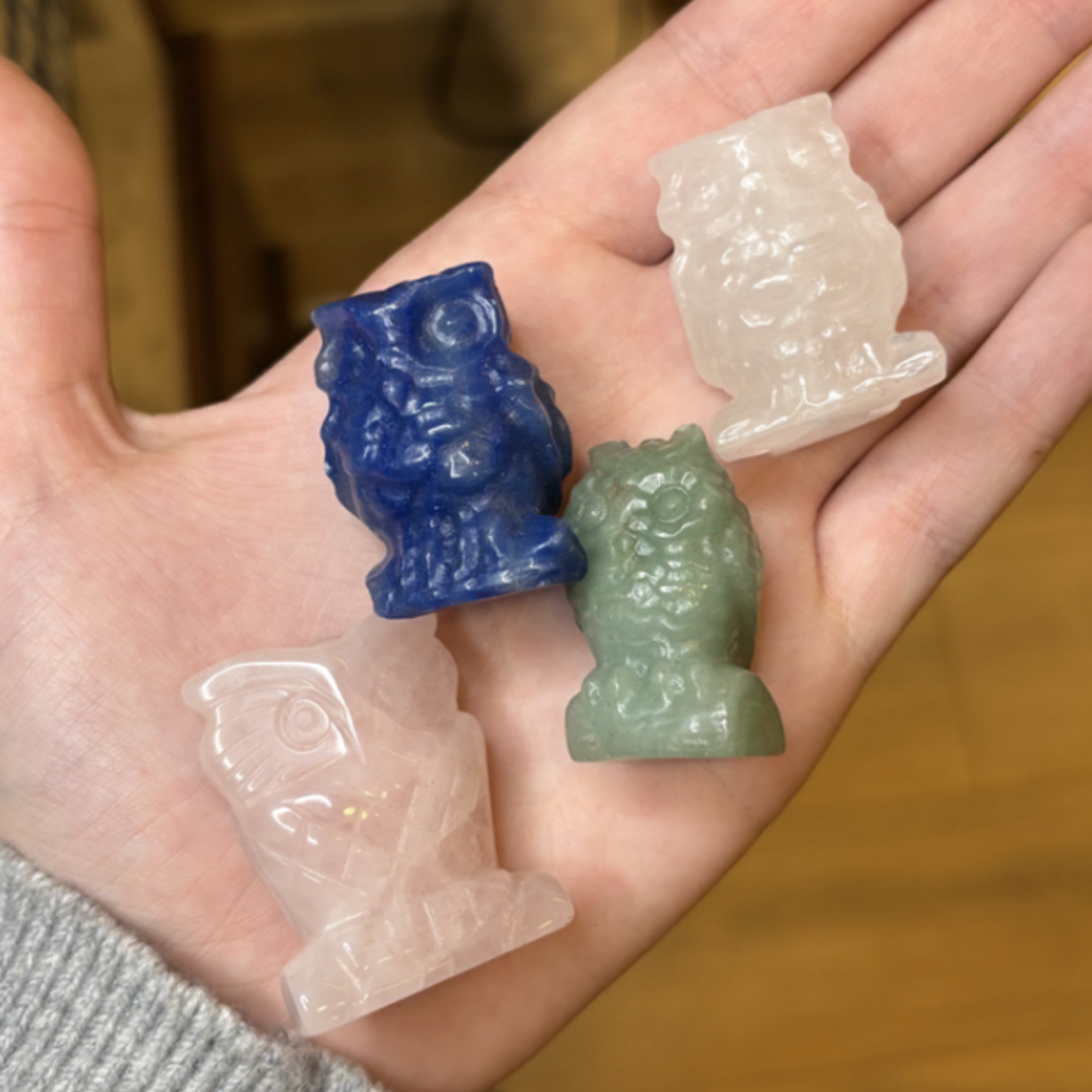 Crystal Carved Owl |
