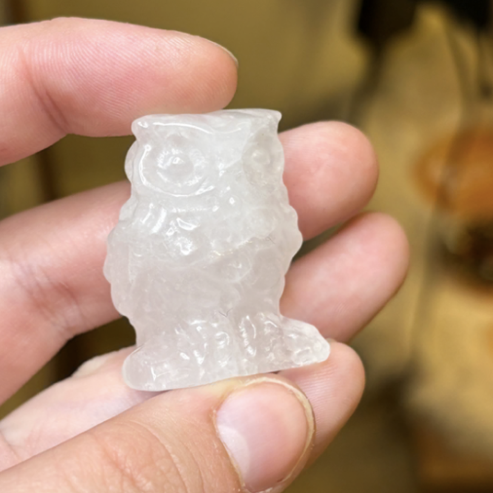 Crystal Carved Owl |