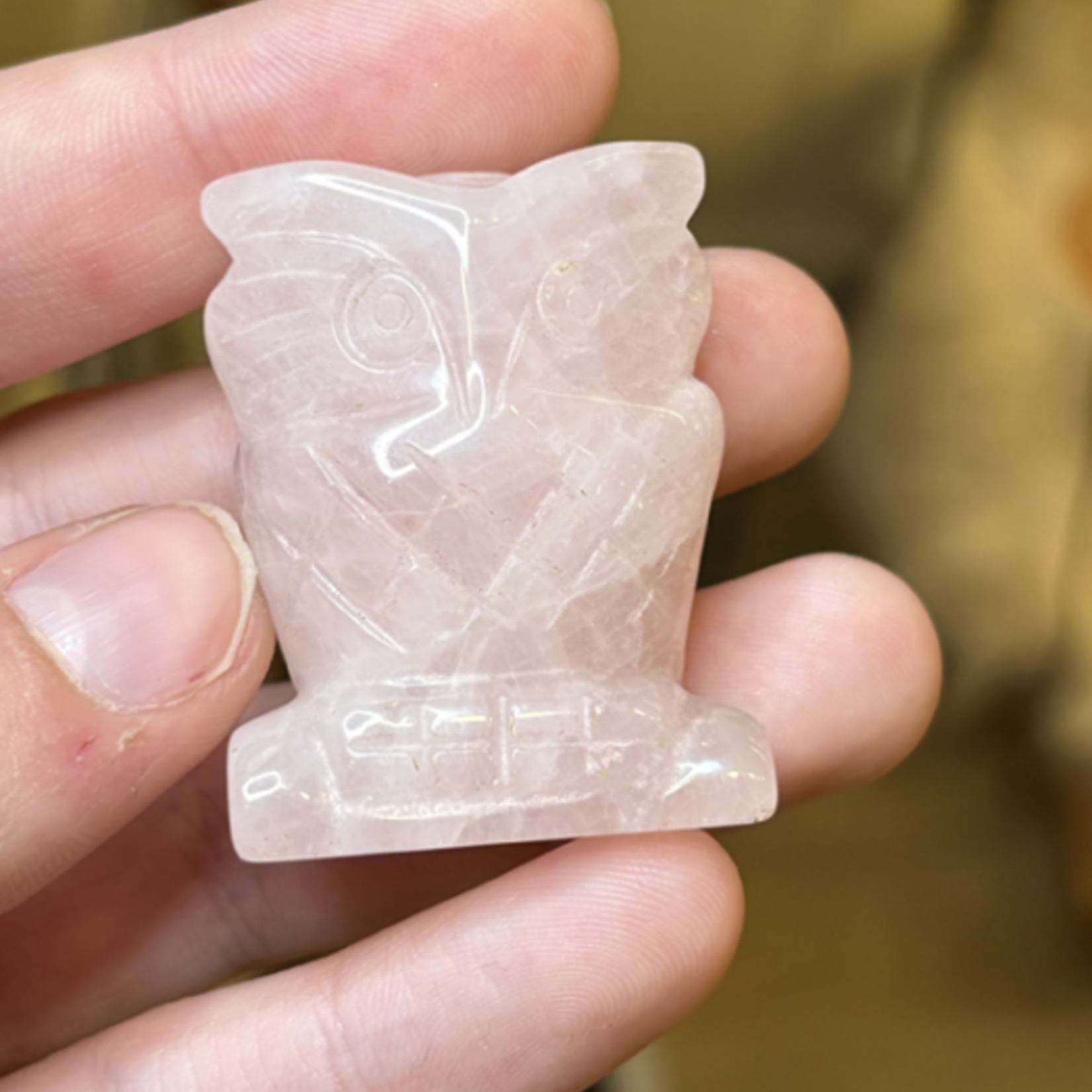 Crystal Carved Owl |