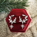 Fairy Ring Earrings · Silver Plating