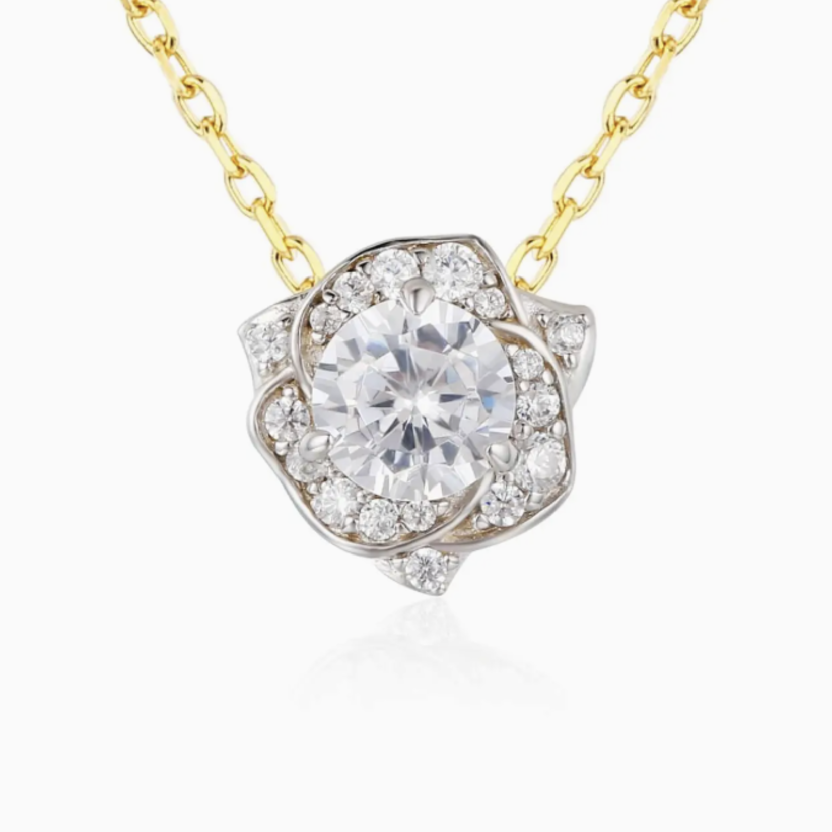 *Rosa Key Three-Way Necklace · Yellow Gold Vermeil