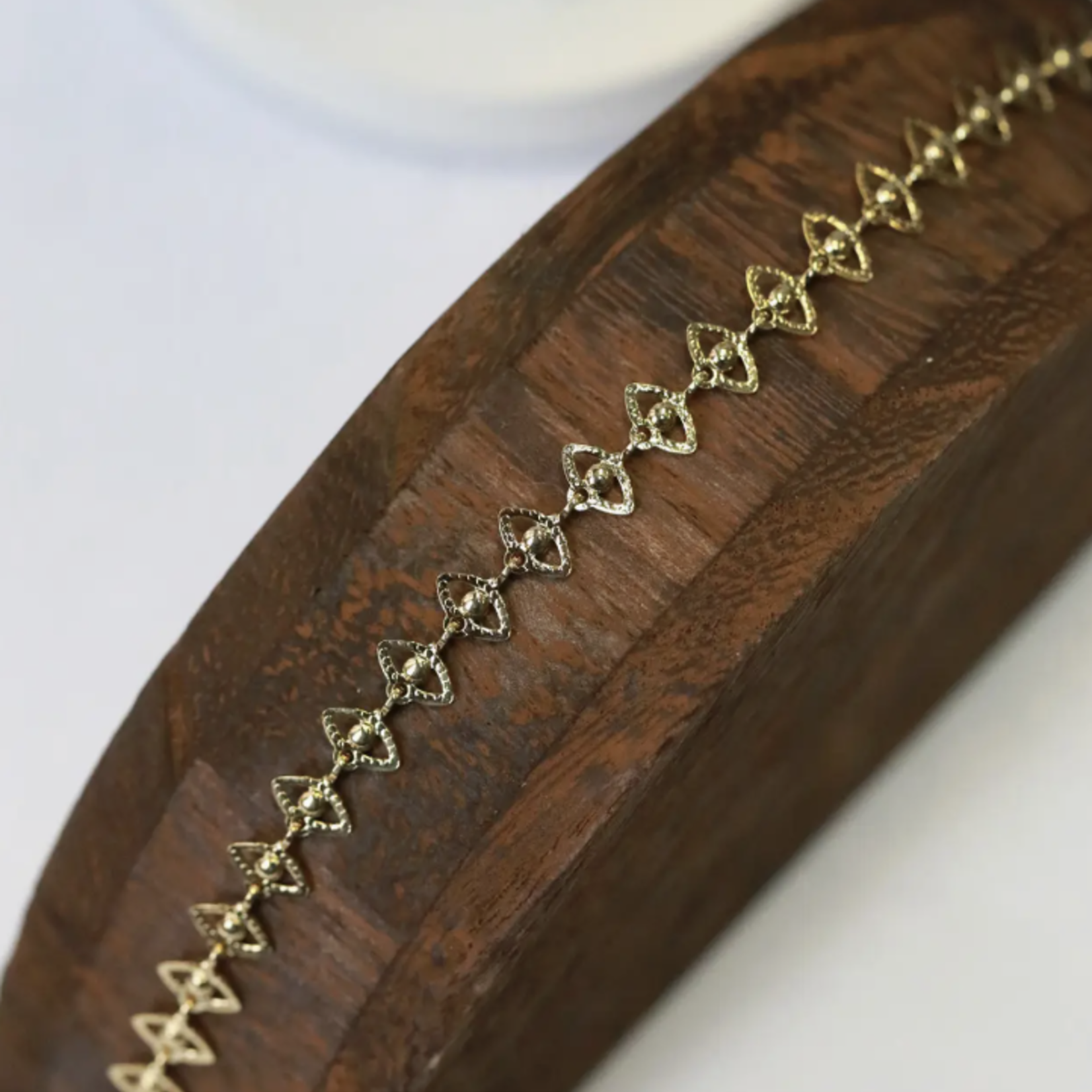 Evil Eye Chain Bracelet · Gold