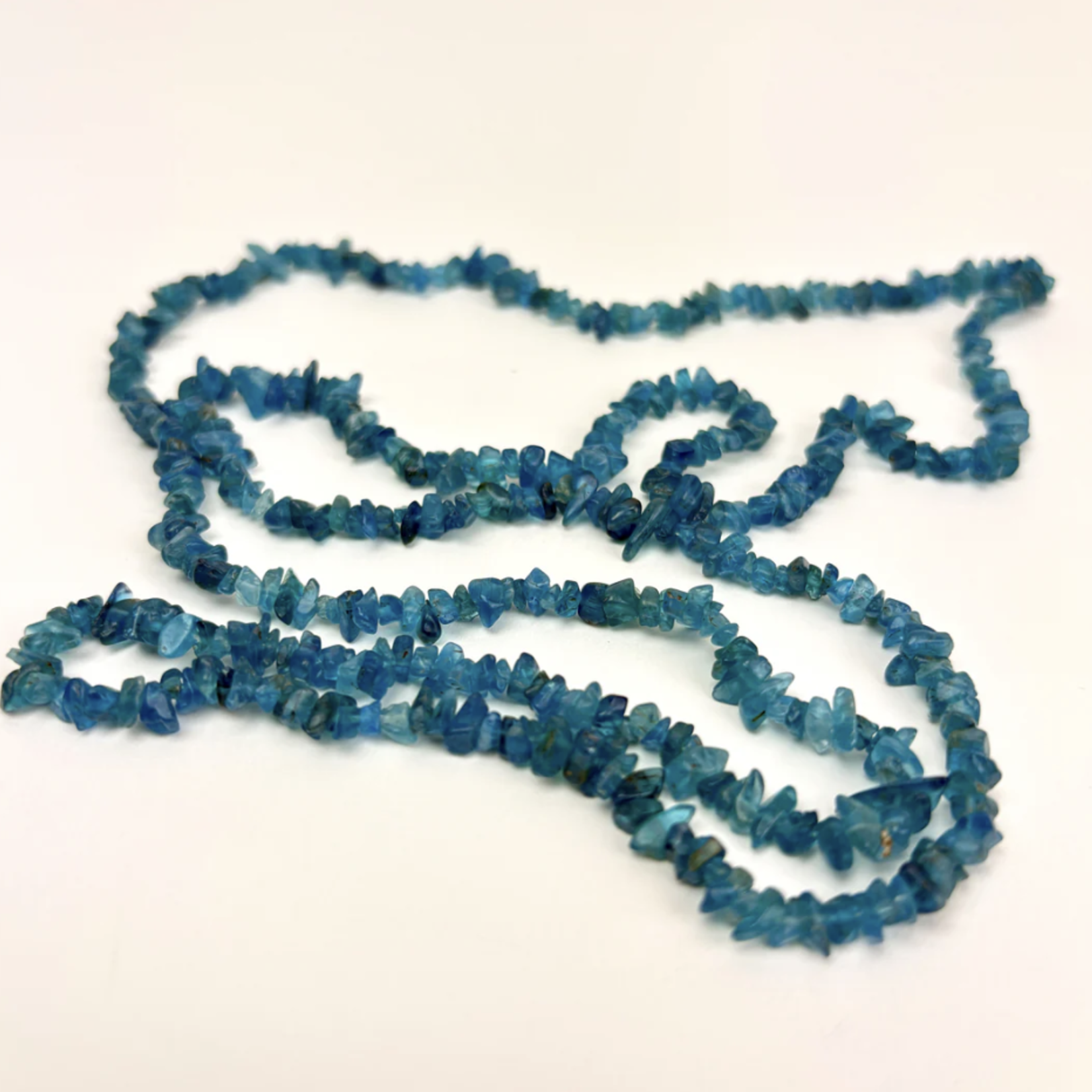 Crystal Chip Necklace · Apatite · 18"