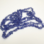 Crystal Chip Necklace · Tanzanite · 18"