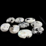 Crystal Polished Palmstone | 30-40mm | "A" Grade | Rainbow Moonstone | India