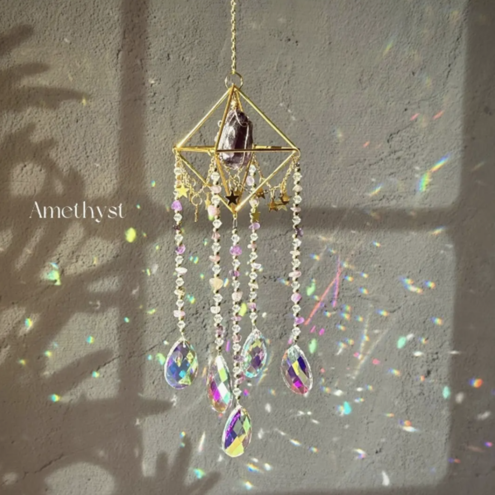Crystal Suncatcher | Amethyst