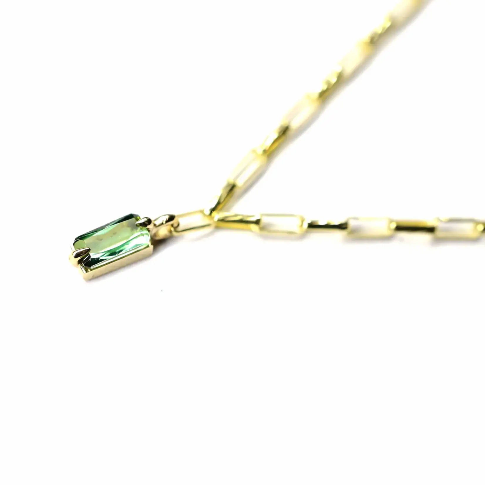 *Sunblink Necklace · Tourmaline · 14K Gold