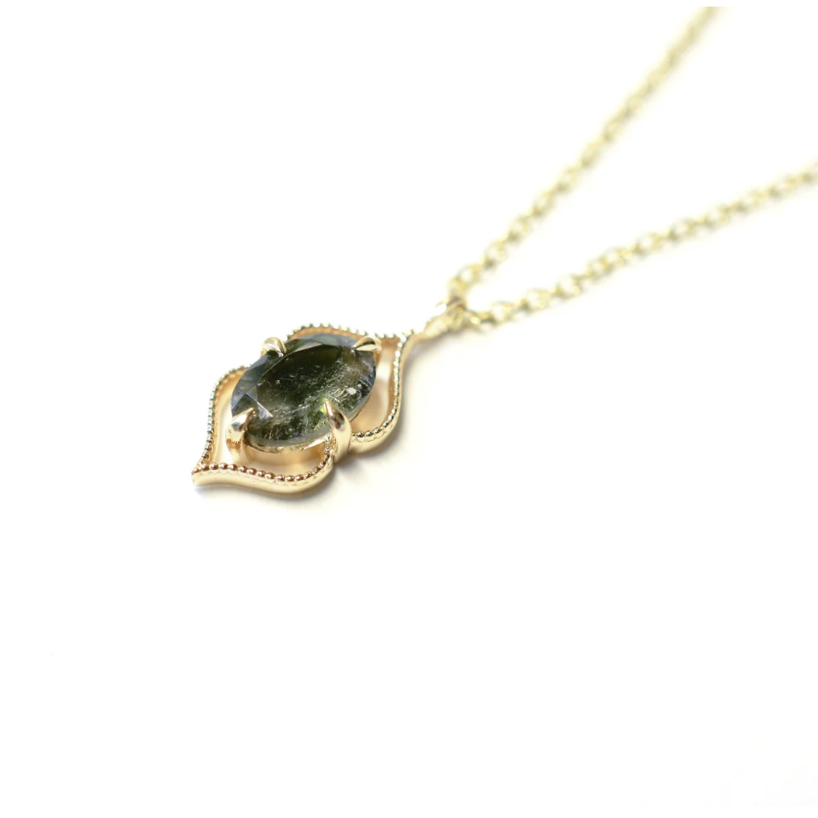 Freya Tourmaline Necklace · 14K Gold ·