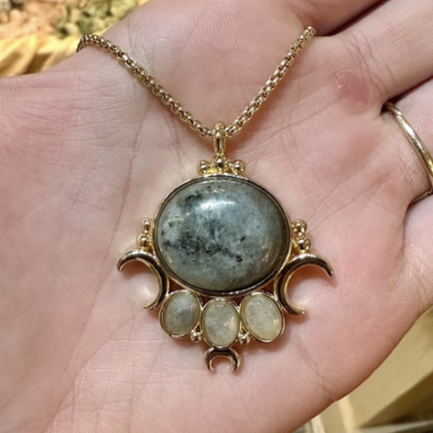 The Priestess Necklace · 18K Gold Plating ·