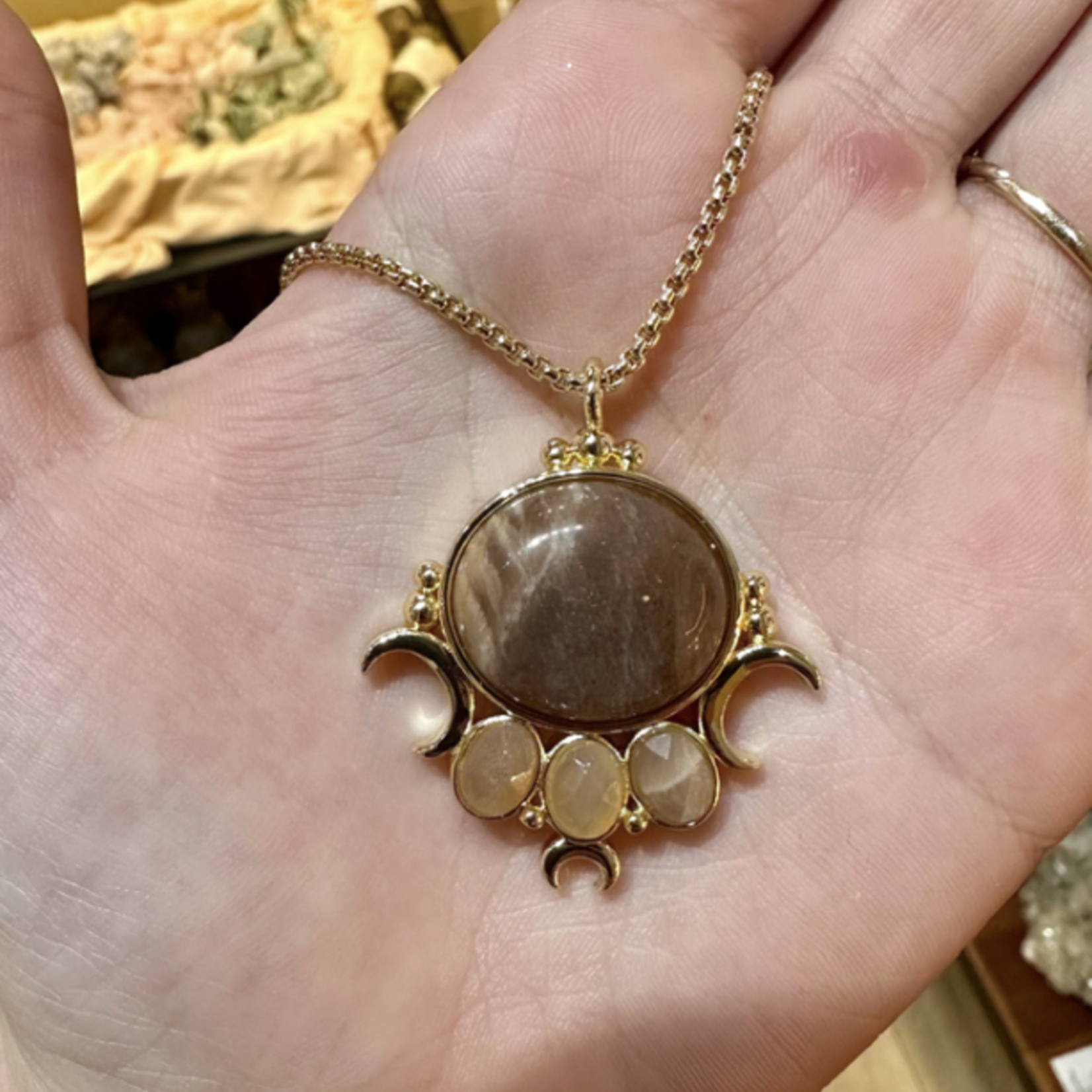 The Priestess Necklace · 18K Gold Plating ·
