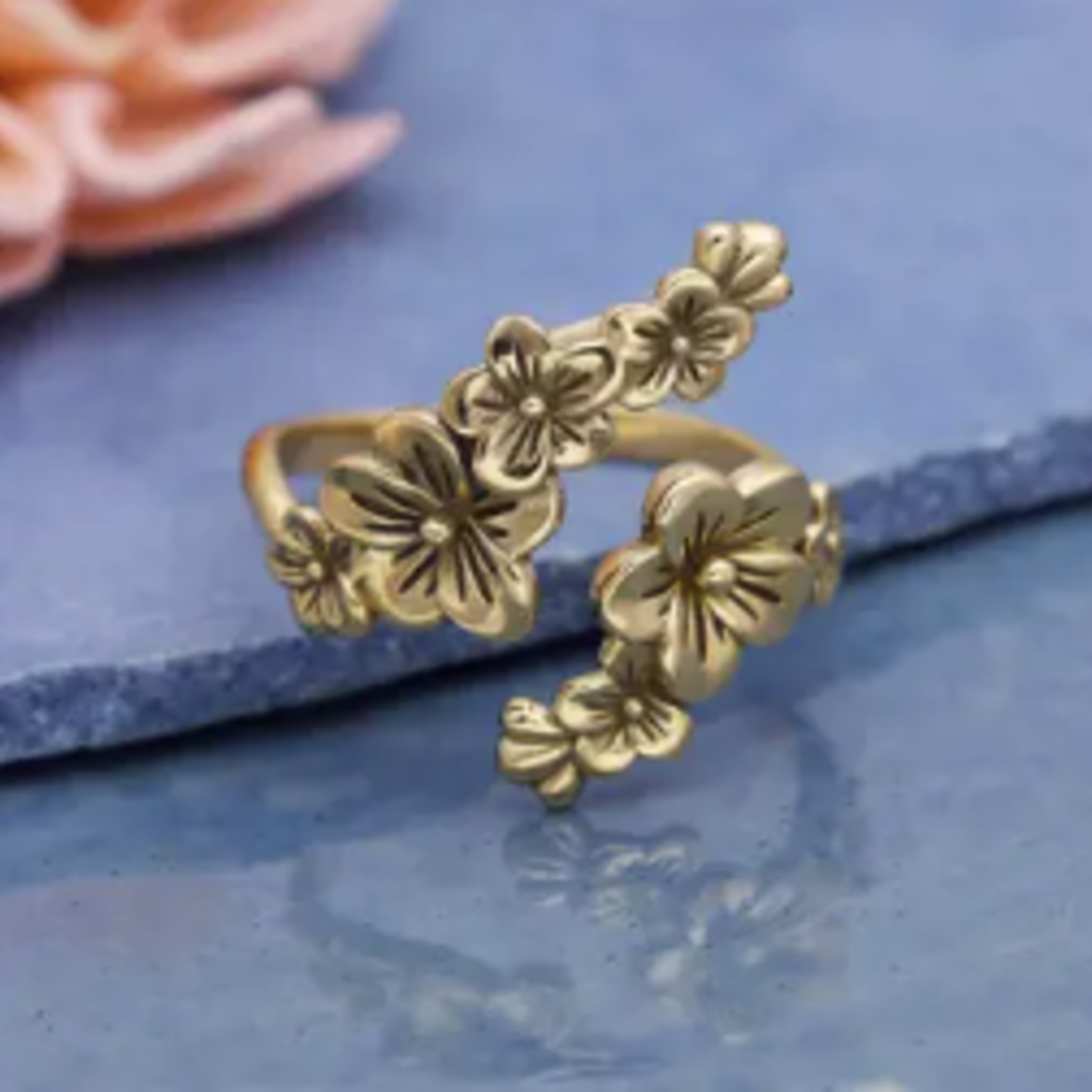 Cherry Blossom Ring · Bronze · Adjustable