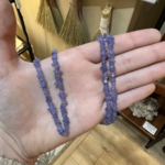 Crystal Chip Necklace · Tanzanite · 36"