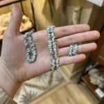 Crystal Chip Necklace · Larimar · 36"