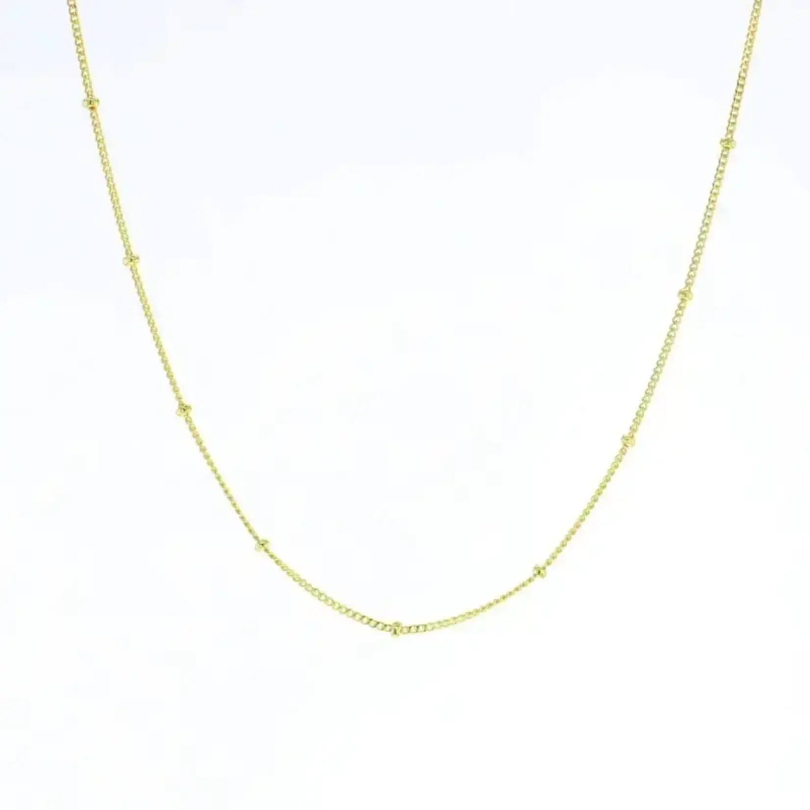 Charm Bar · Gold · Beaded Curb Chain ·