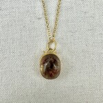 Prehistoric Works Moss Quartz · 24K Gold