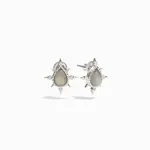 *Compass Pear Studs · Sterling Silver