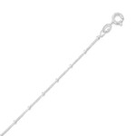 Silver Stars Collection Charm Bar · Silver · Satellite Chain · 16