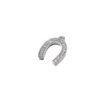 The Charm Bar Company Charm Bar · Silver · Gem Horseshoe
