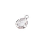 The Charm Bar Company Charm Bar · Silver · Stone Droplet