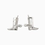 The Charm Bar Company Charm Bar · Silver · Cowgirl Boot