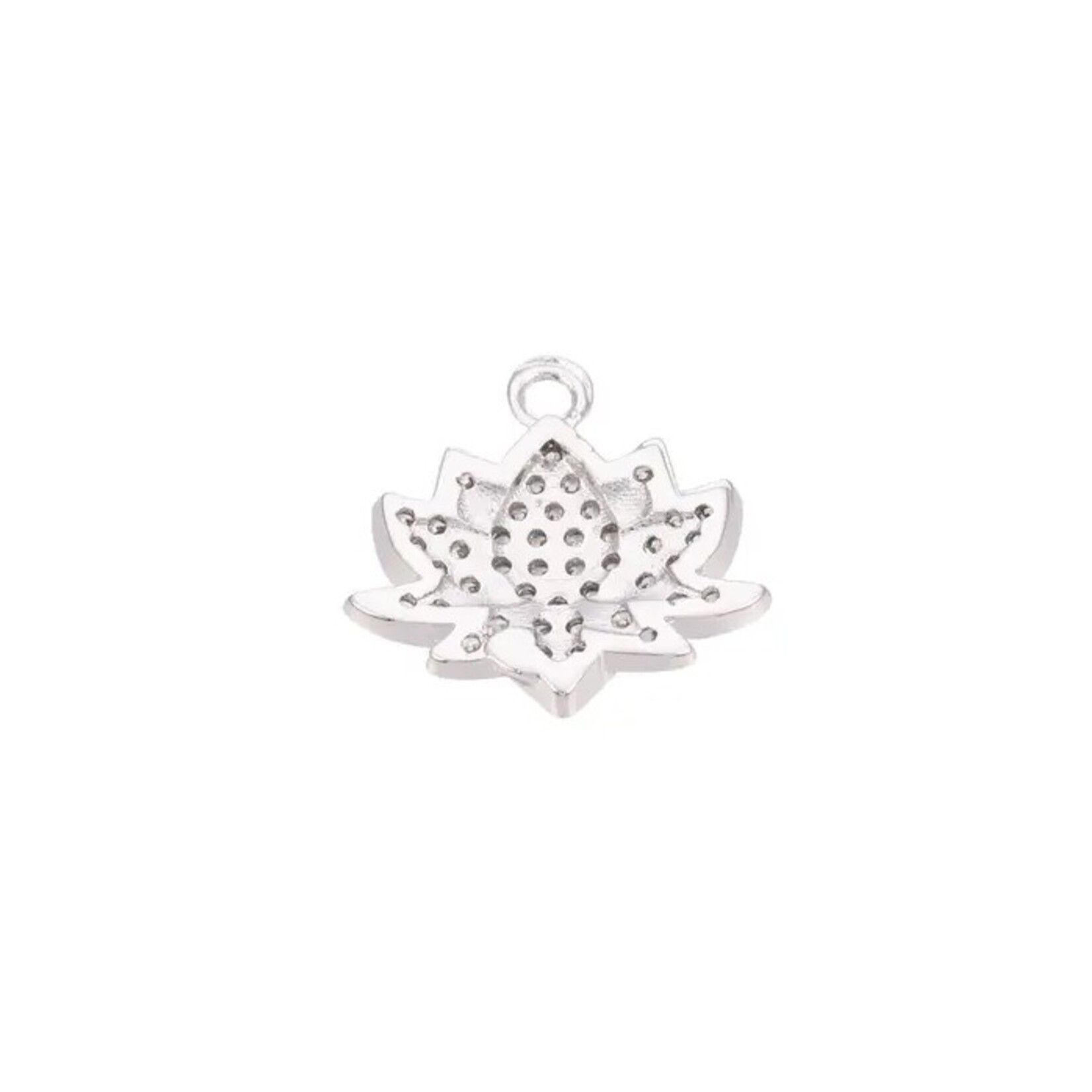 The Charm Bar Company Charm Bar · Silver · Gem Lotus