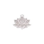The Charm Bar Company Charm Bar · Silver · Gem Lotus