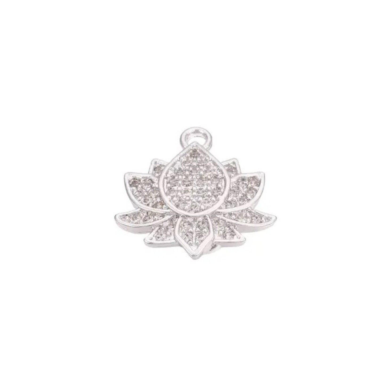 The Charm Bar Company Charm Bar · Silver · Gem Lotus