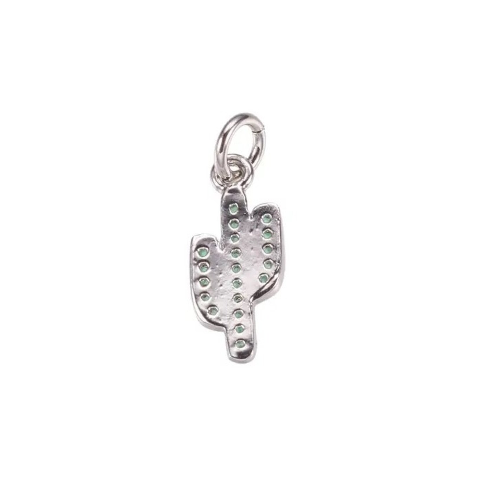 The Charm Bar Company Charm Bar · Silver · Gem Cactus