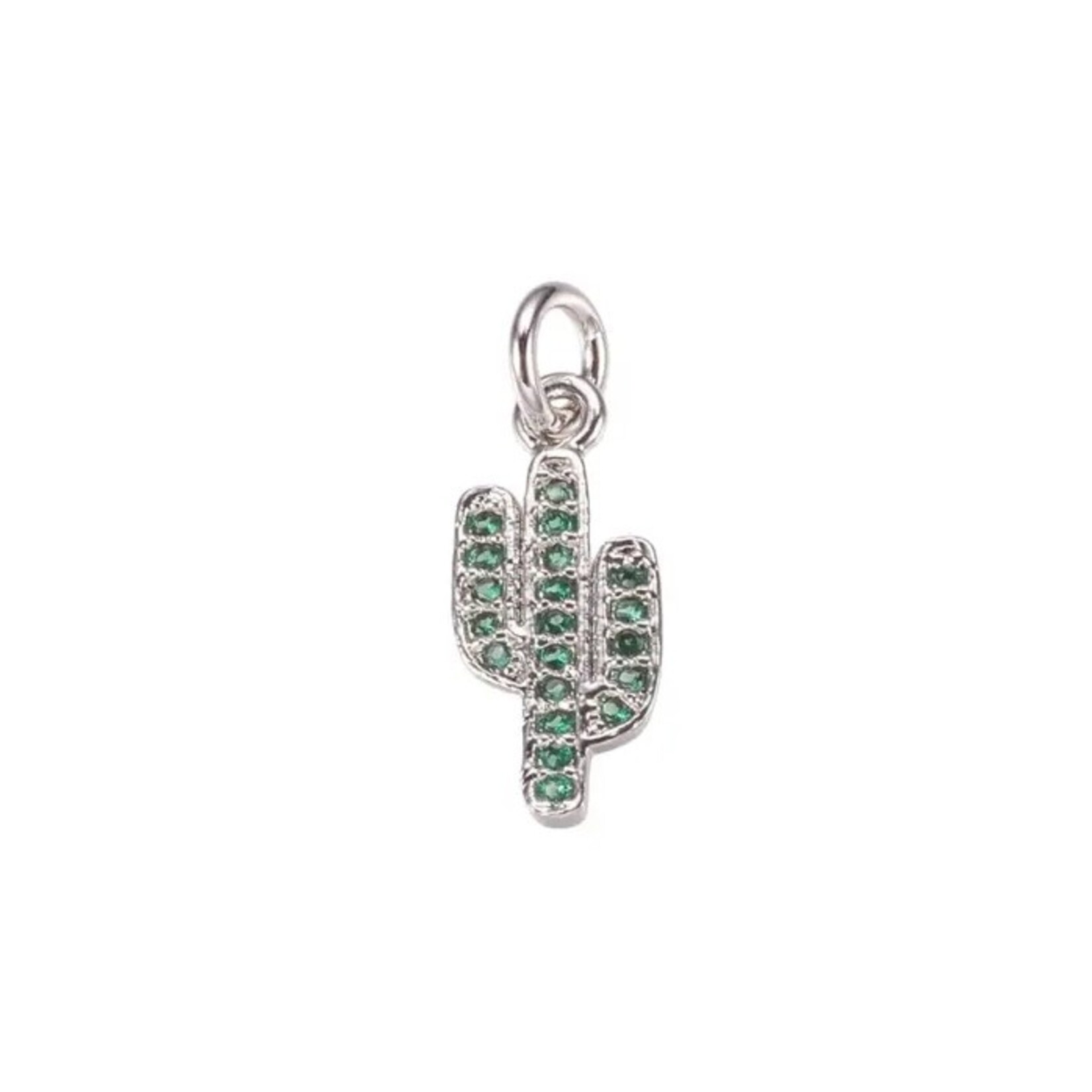 The Charm Bar Company Charm Bar · Silver · Gem Cactus