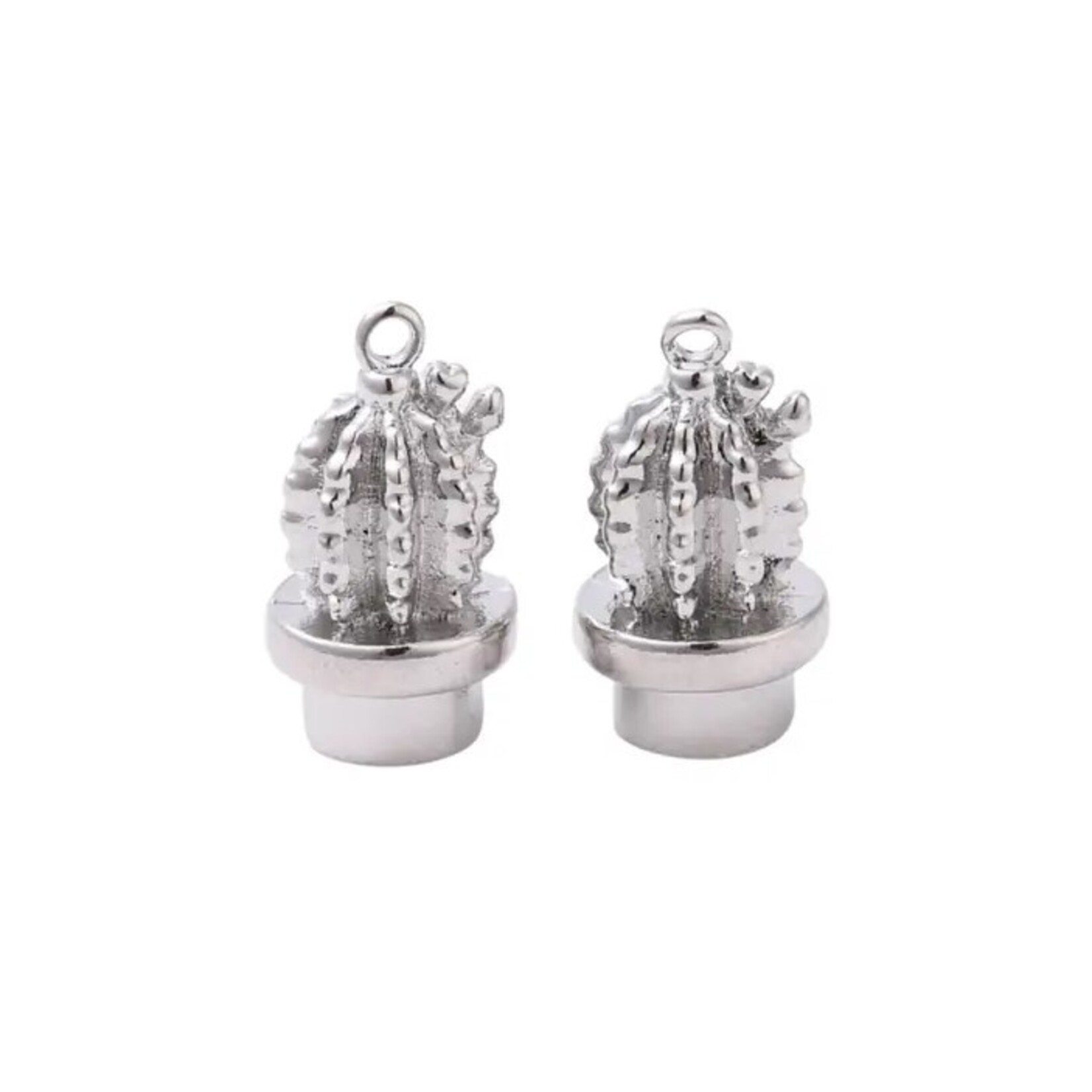 The Charm Bar Company *Charm Bar · Silver · Cactus