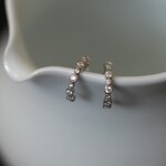 Happyzzzsu Diamond Ear Cuffs · Silver