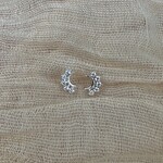 Happyzzzsu Moon Celestial Stud Earrings · Silver