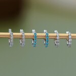 Happyzzzsu Tiny Hoop Earrings | Silver |