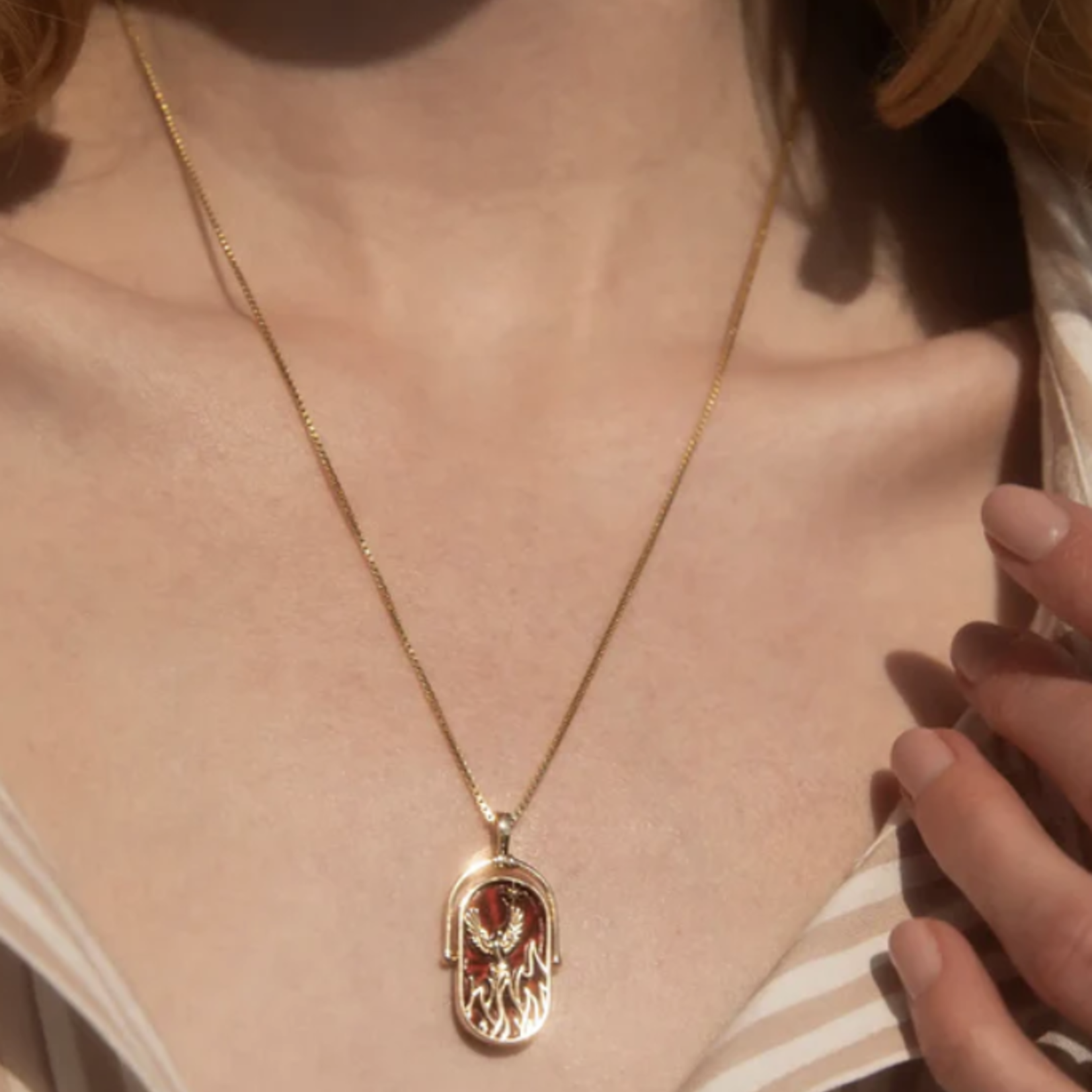 Fire Element Necklace ·