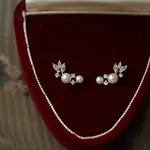 Happyzzzsu Pearl Stud Earrings · Silver