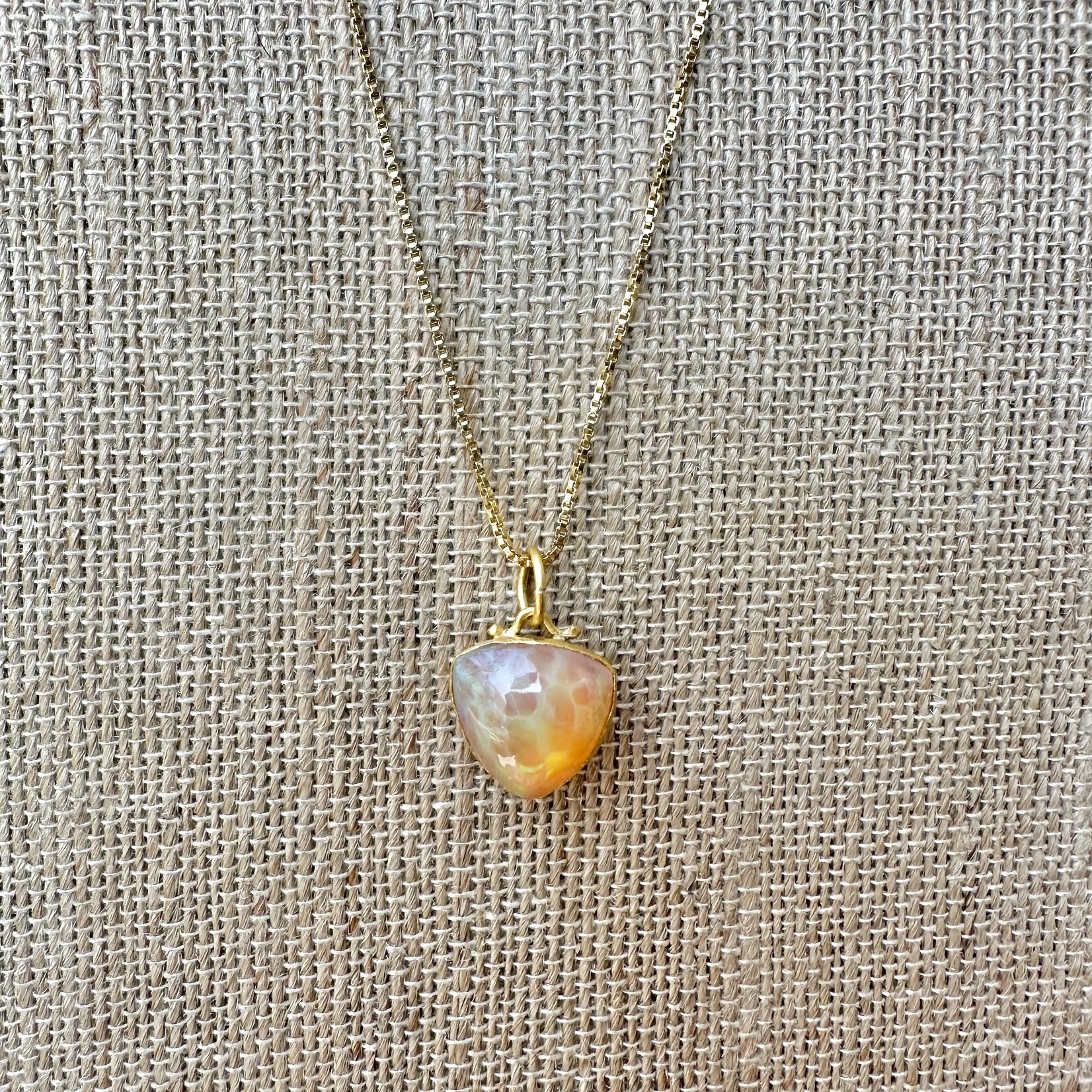 Prehistoric Works Geometric Opal · 24K Gold