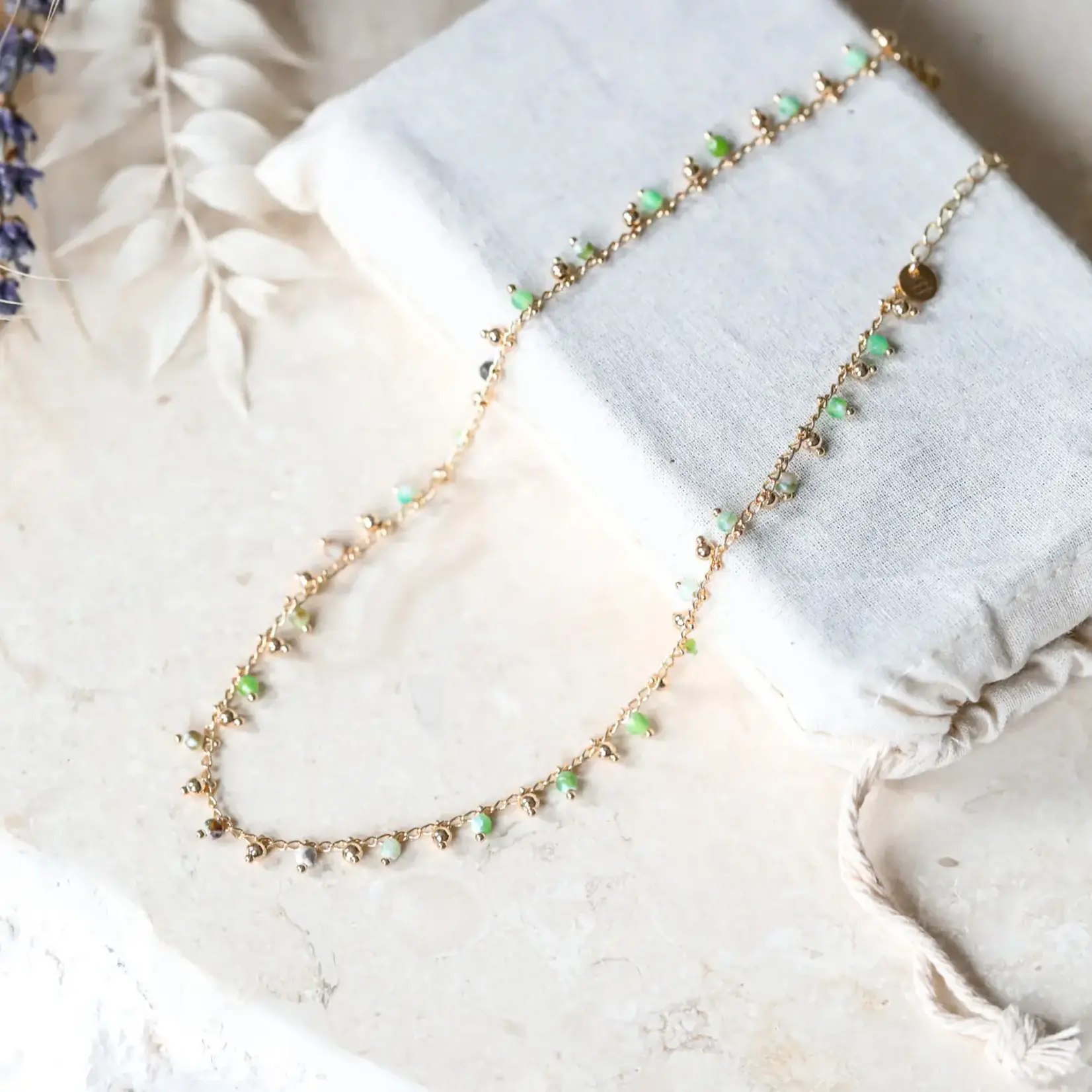 Midsummer Necklace · Green Agate