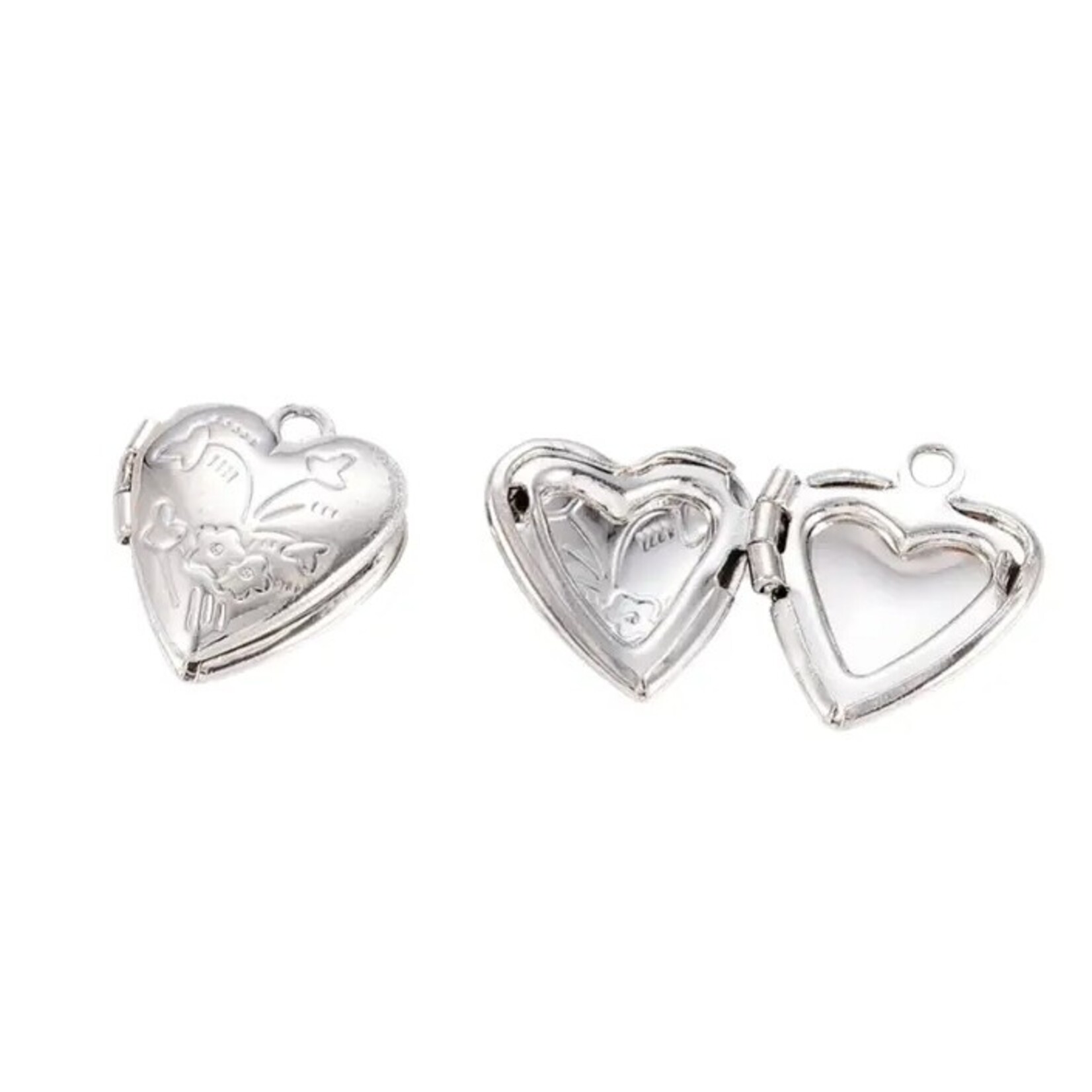 The Charm Bar Company Charm Bar · Silver · Tiny Gem Heart